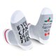 thumbnail image 2 of Mujer Hombre Navidad Diseño Calcetines Novedad Navidad Calcetín única - Gris pálido Macarena Calcetines de algodón unisex, 2 of 6