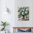 thumbnail image 4 of Nawypu  Hydrangea Study Blues Canvas Wall Decor for Living Room, Bedroom, Bathroom, Kitchen, Office, Bar, Dining &amp; Guest Room - Ready to Hang, 4 of 5