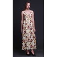 thumbnail image 3 of Bimba Floral Women Summer Printed V Neck Long Maxi Dress Holiday Resort Wear-Large, 3 of 5