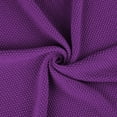thumbnail image 5 of Unique Bargains Pure Cotton Soft Cable Knit Throw Blanket Purple 51" x 59", 5 of 8