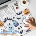 thumbnail image 4 of Long Mouse Pads for Desk,Colorful Pumpkin Halloween Pattern Desk Mats on Top Of Desks, Desk Mouse Pad Extra Large with 3mm Non-Slip Base and Stitched Edge for Gaming,Office,Work,Home 31.5"x15.7", 4 of 6