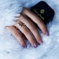 thumbnail image 6 of Rosec Jewels Lab Grown Diamond Engagement Ring - Flower Promise Wrap Ring - Ready to Gift with Jewelry Box, 18K Yellow Gold, US 9.50, 6 of 9