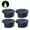 Colorful Light, variant on sunsanly 4 Pcs Garden Light Waterproof Wireless Solar Powered Swimming Pool Edge Light Patio Decoration Night Light Stair Fence Balcony Yard Mini Lamp