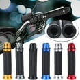 thumbnail image 3 of Motorcycle CNC Aluminum Rubber Gel Hand Grips End 7/8" 22MM Handle Bar Handlebar, 3 of 6