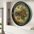 thumbnail image 4 of THE GEARS CLOCK Wall Clock with Real Moving Gears PO-LI_ 24 in Round BLACK-ANTIQUE, 4 of 14