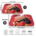 thumbnail image 3 of Balery Sushi Windshield Sun Shade, Car Front Window Sunshade Cover ,Automotive Interior Portected Blocks Uv Rays For Car Pickup Truck Suv Accessories- Medium, 3 of 7