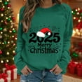 thumbnail image 2 of My Items Talove Long Sleeve Shirts for Women Graphic Printed Sweatshirt Women Fall Clothes Professional Tops Womens Tops Casual Christmas Shirts, 2 of 4