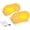 C. Amber, variant on AINUO 2 Pack Rechargeable Motion Sensor Closet Light 3CCT Adjustable Brightness Magnetic Stick-On LED Night Lamp