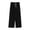Black1, variant on Plus Size Wide Leg Pants for Womens Drawstring Elastic Waist Palazzo Lounge Pant with Pockets 3X-5X