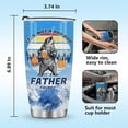 thumbnail image 6 of Mug Tumbler Gifts for Dad Father - Beer Bear Cup Presents for Daddy Papa Husband Birthday Fathers Day Christmas Gifts from Daughter Son Wife Best Dad Coffee Mug 20oz Stainless Steel, 6 of 6
