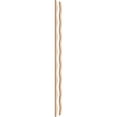 thumbnail image 3 of Ekena Millwork 47"H x 1/4"T Eastport Adjustable Wood Decorative Slat Wall Panel Kit, Hickory (contains 43 Slats + 1 Straight Edge Starter Slat), 3 of 16