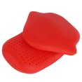 thumbnail image 4 of Viccilley Tea Strainer Tongue?Shaped Reusable Silicone Tea Leaf Infuser Filter for Home Office Red, 4 of 7