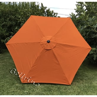 7 foot 6 arm patio umbrella replacement canopy Formosa Covers 10 ft Cantilever Supported Bar 8 Rib Taupe one_size Easy care Bibana Replacement Canopy for 7.5ft
