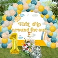 thumbnail image 4 of First Trip Around the Sun Birthday Decorations, Boho Sun 1st Birthday Balloon Garland Kit with Sun Backdrop Number 1 Foil Balloon for Sun Themed First Birthday Supplies, 4 of 6