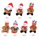 thumbnail image 4 of Wosthever Cesta de almacenamiento de dulces de Feliz Navidad, decoración de para el hogar, organizador de muñecos de nieve, cestas, bolsa Kits de decoración para fiestas L'omino di pan di zenzero L, 4 of 6