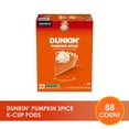 thumbnail image 2 of (88 Count) Dunkin' Pumpkin Spice Flavored, Medium Roast K-Cup Coffee Pods, 2 of 11