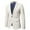 Beige, variant on Herrnalise Men's Autumn And Winter Fashion Personality Solid Color Casual Suit Jacket Red