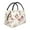 Floral Mushroom, variant on Vsdgher Flowers And Gnomes Bees Print Insulated Reusable Bags with Sturdy Zipper and Handles, Foldable Totes for Hot or Cold Food Bring or Delivery