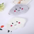 thumbnail image 3 of Coofit Sleep Mask Plush Breathable 2PCS Fashion Lightweight Eye Cover Eye Compress Mask, 3 of 10