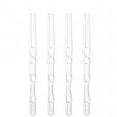 thumbnail image 2 of Disposable Bamboo Fork 100Pcs White Plastic Fruit Forks Disposable Bamboo Design Snack Forks for Mooncakes Cake and Party Platters Rkxzt, 2 of 9
