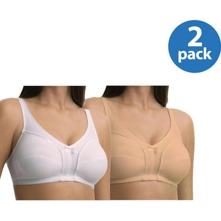Fruit of the Loom Wirefree Bra, Style 96825, 2 Pack Value