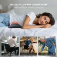 thumbnail image 4 of 3-in-1 Electric Lumbar Support Pillow | Triple Fusion Back Massager with Vibration & Traction for Lower Back Pain Relief, Ideal for Bed, Chair & Home Office, 4 of 6