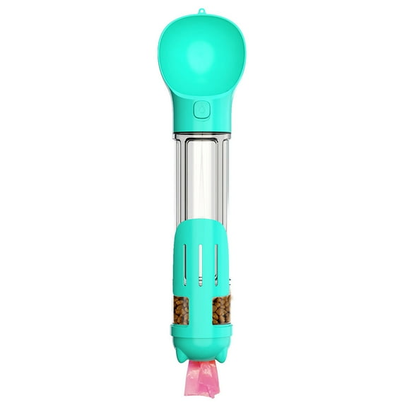 Pet Water Bottle for Walking Outdoor Portable Dog Travel Water Bottle with Food Container Combo Pet Water bottle 500ML Detachable for Drinking and Eating Suitable for Cats and Puppy