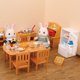 thumbnail image 5 of Forest Animal Family Dollhouse Furniture 1/12 Miniature Toys Girl Dolls Accessories Bedroom Bathroom Dollhouse Kit For Dolls, 5 of 5
