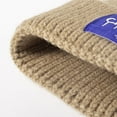 thumbnail image 2 of Hats for Women/Men Autumn And Winter Three-pin Ladies Cold Hat Fashion Black Outdoor Warm Warm Warm Warm Wool Hat Men's Simple Knitted Hat White, 2 of 6