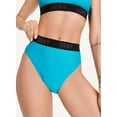 thumbnail image 2 of Women's High-Waist Logo Bikini Bottoms Tropical M, 2 of 2