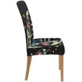 thumbnail image 3 of FMSHPON I Love You to The Moon and Back Patterns Stretch Chair Cover Protector Seat Slipcover for Dining Room Hotel Wedding Party Set of 6, 3 of 6