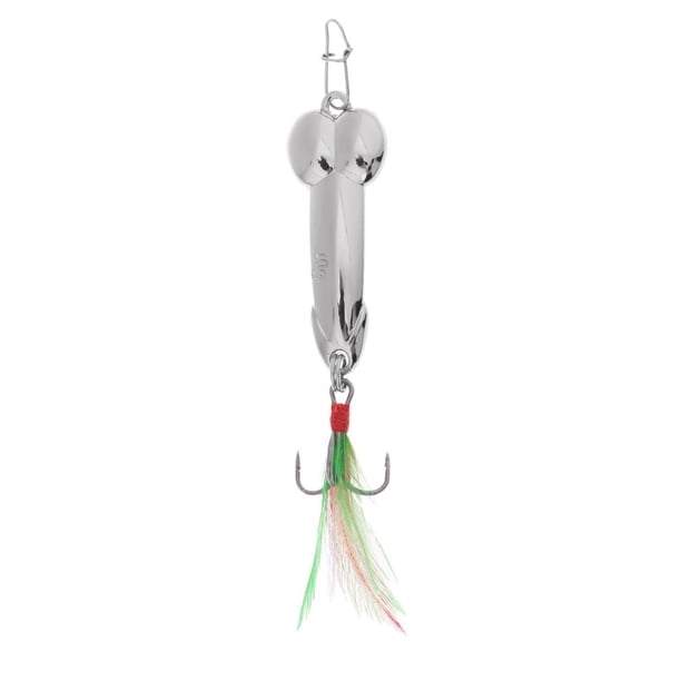 Cebo Vida Como Ganchos Crankbaits Cuchara Lentejuelas 10g Cola Señuelo de cuchara de pesca