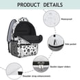 thumbnail image 4 of Pet Paw Print and Bone Backpack for School,Cute School Bag,Schoolbag with Adjustable Shoulder Straps & Padded Back,15.3"x11"x6.7", 4 of 6