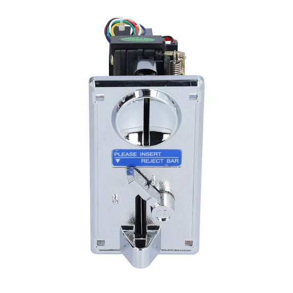 Coin Acceptor CPU Comparison Electronic Selector for Arcade Game Vending MachineSilver Gray