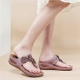 thumbnail image 2 of Ecetana Womens Wedge Sandals with Arch Support Shoes Summer Massage Function Casual Sandals, 2 of 5