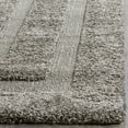 thumbnail image 4 of SAFAVIEH Florida Mason Bordered Shag Runner Rug, Grey, 2'3" x 10', 4 of 7