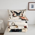 thumbnail image 2 of Butterfly Bedding Vintage Butterfly Comforter Set Queen Size Rustic Farm Butterfly Bedding Comforter Sets Colorful Butterfly Print Duvet Insert Garden Style Floral Quilt, 2 of 6