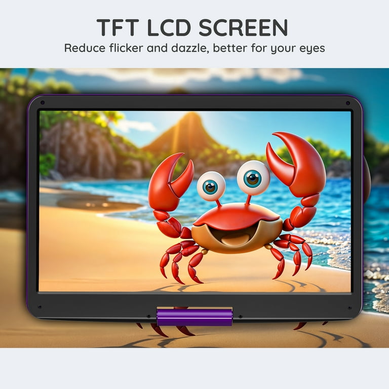 BOIFUN Portable DVD Player with 15.6