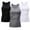 B & G & W, variant on Mens A-Shirts, Athletic Performance Tank Underwear Men's, 5-Packs,Black*5,L