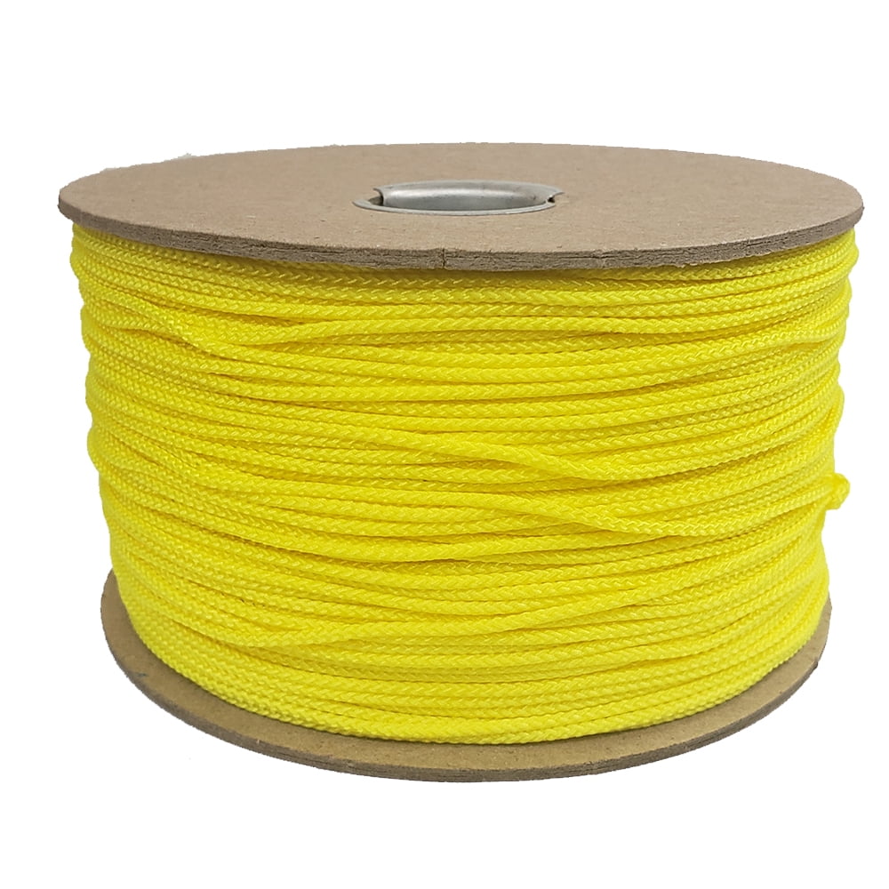 24lb. Braided Polyester Dacron Reel Line, 1 LB Spool, 675 Feet (200 Meters), Yellow