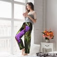 thumbnail image 5 of Kdxio butterfly bush flower Women Pajama Pants Drawstring Pajama Pants Wide Leg Casual Lounge Pants Sleepwear -Medium, 5 of 6