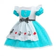 thumbnail image 3 of QEFJNO 1-6Y Princess Tulle Dress for Girls Birthday Gift Christmas Halloween Party Dress, 3 of 9