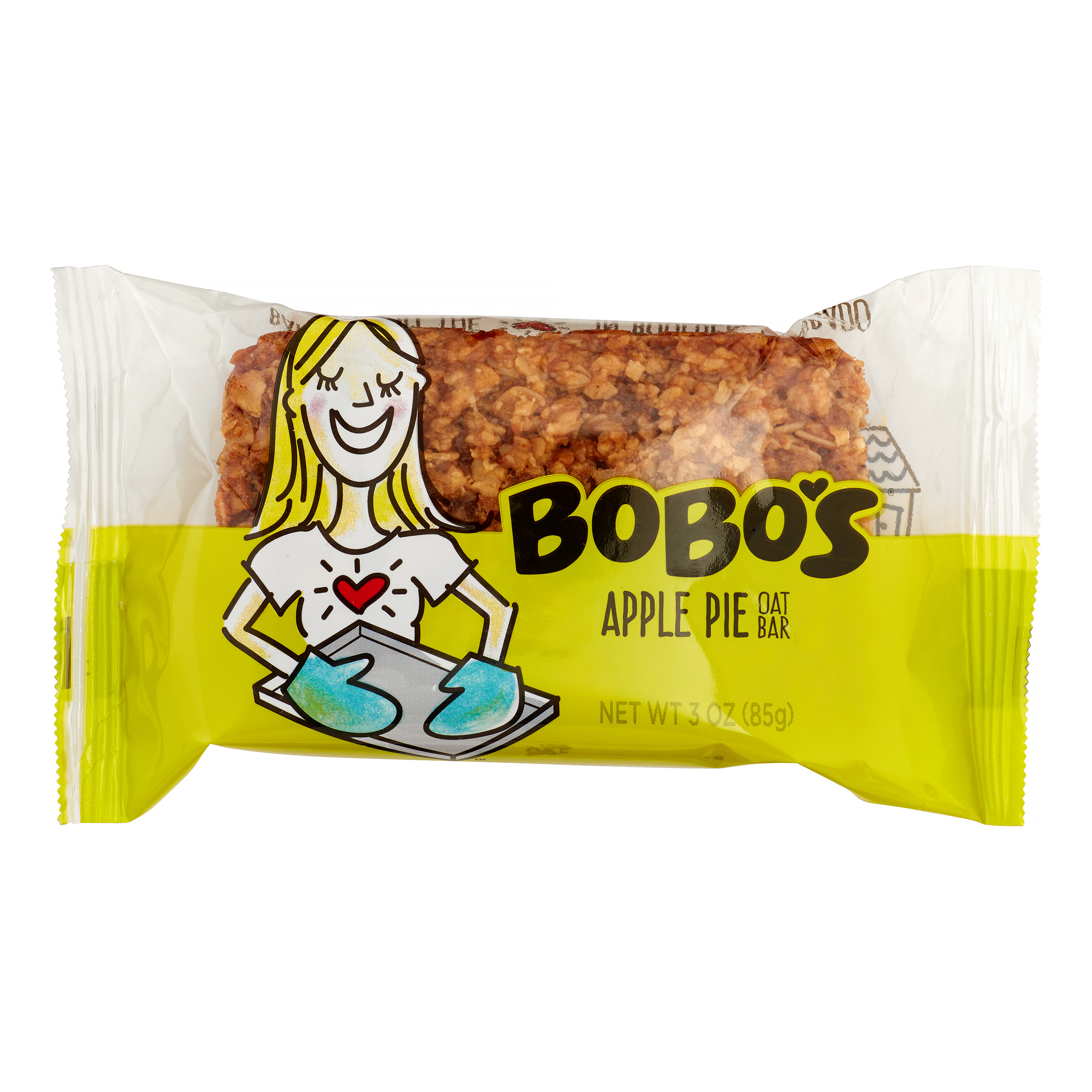 Bobos Oat Bar, Gluten Free, Apple Pie, 3 Oz, Pack of 12
