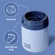 thumbnail image 5 of Vaso para Beber BOTTLE BOTTLE 2 en 1 Aislado 650 ml Azul, 5 of 7