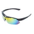 thumbnail image 4 of Ciclismo al aire libre montar gafas de pesca polarizadas bicicleta de montaña montar gafas de sol para acampar negro brillante YUNYI BRAND Deportes, 4 of 8