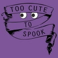 thumbnail image 2 of Girl's Lost Gods Halloween Too Cute to Spook  Graphic Tee Purple Berry X Small, 2 of 4