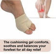 thumbnail image 5 of S Almohadillas protectoras de gel metatarsiano - Aliviar el dolor de la bola del pie - Almohadillas metatarsianas - Plantillas de metatarsalgia, 5 of 5