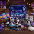 thumbnail image 5 of Cadancy Crochet Kit Gnomes 9 Piece Beginner DIY Amigurumi Tea Party Yarn Hook Pattern Guided Instruction Home Craft Gift for Adults Teens Supplies Holiday Christmas Stocking Stuffers, 5 of 6