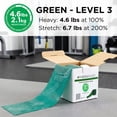 thumbnail image 3 of THERABAND Resistance Bands, 50 YD, Green, Heavy Thickness, 4.6 LBS Resistance, Level 4, 3 of 9