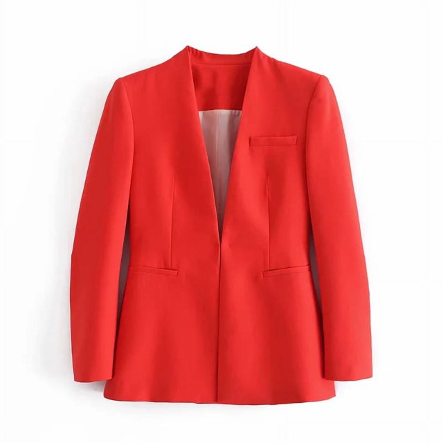 Style Summer Women‘s New Lapel Suit Jacket 66075